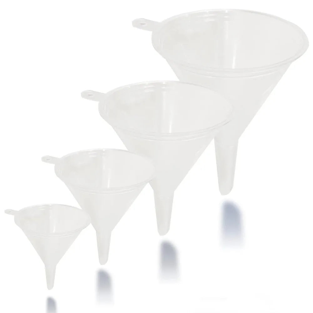 Durable, Non-Toxic, Food-Grade Plastic Funnel Set