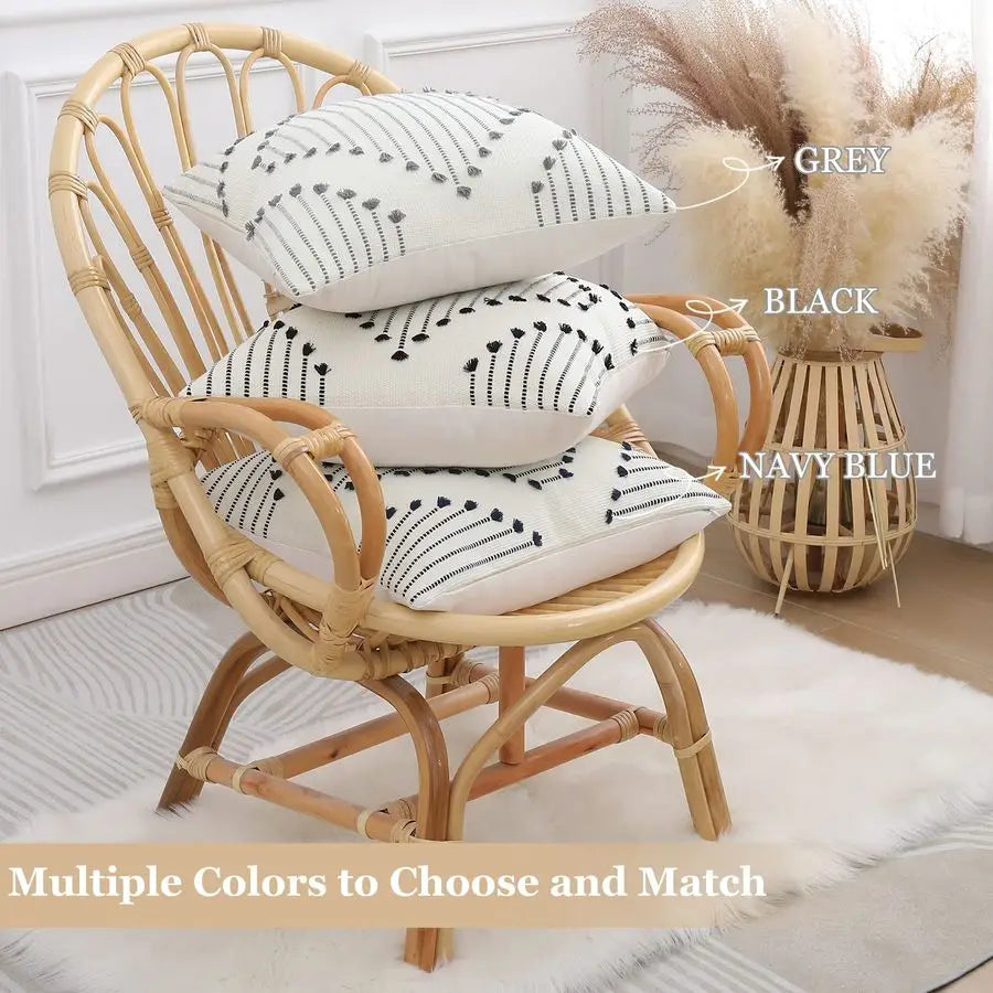 Boho Outdoor Pillow (Covers Only) 18x18 – Set of 2