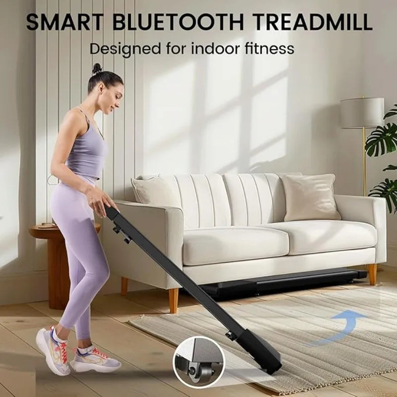2-in-1 Home & Office Walking Treadmill (Black)