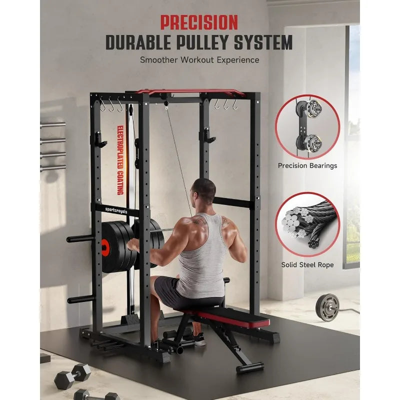 Sportsroyals Power Cage Multi-Function Power Rack