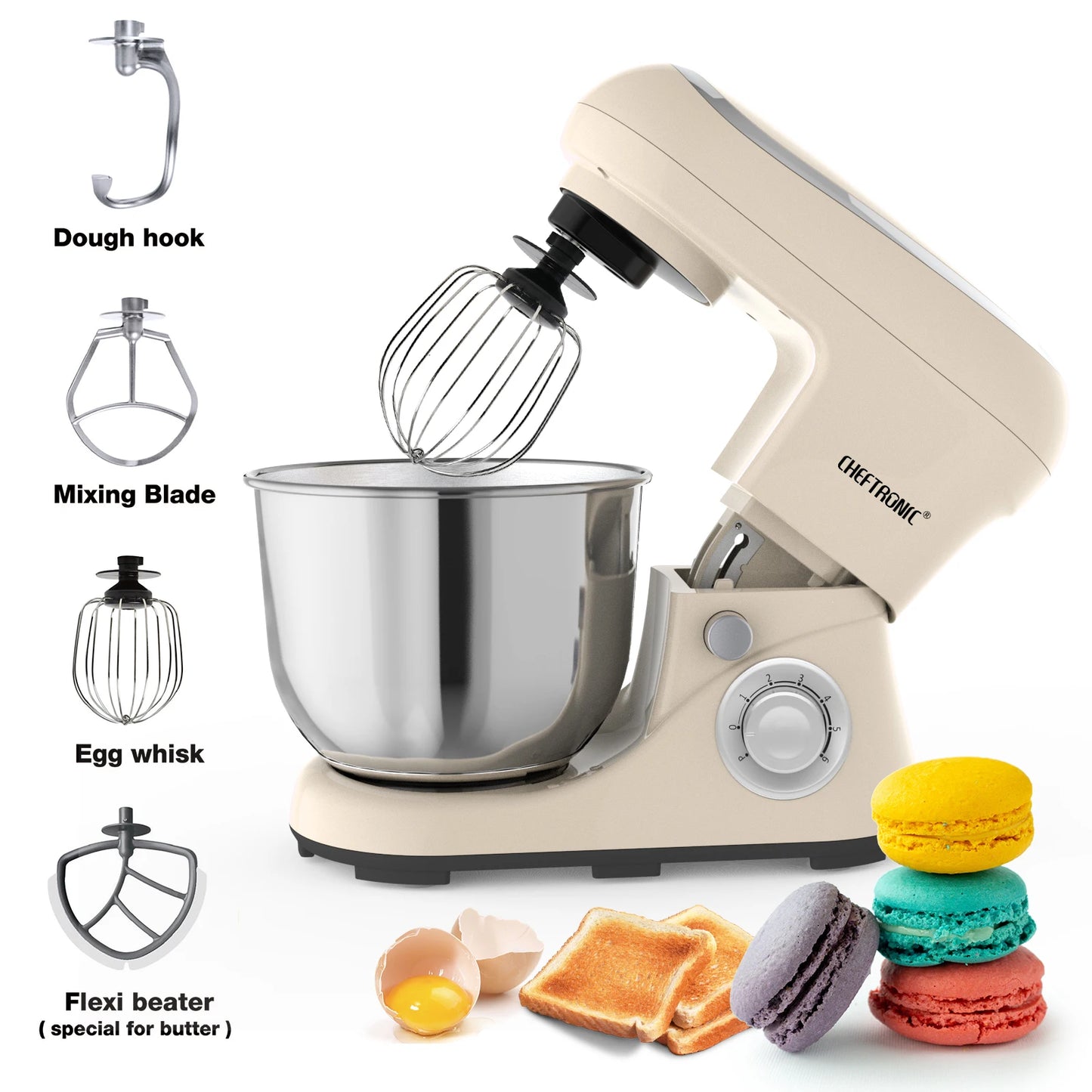 5Qt Tilt-Head Electric Household Stand Mixer