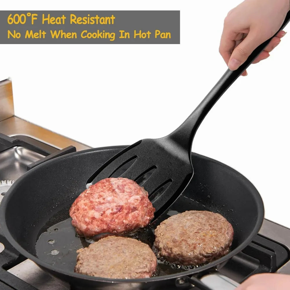 Heat-Resistant Silicone Spatula For Cooking, Non-Stick