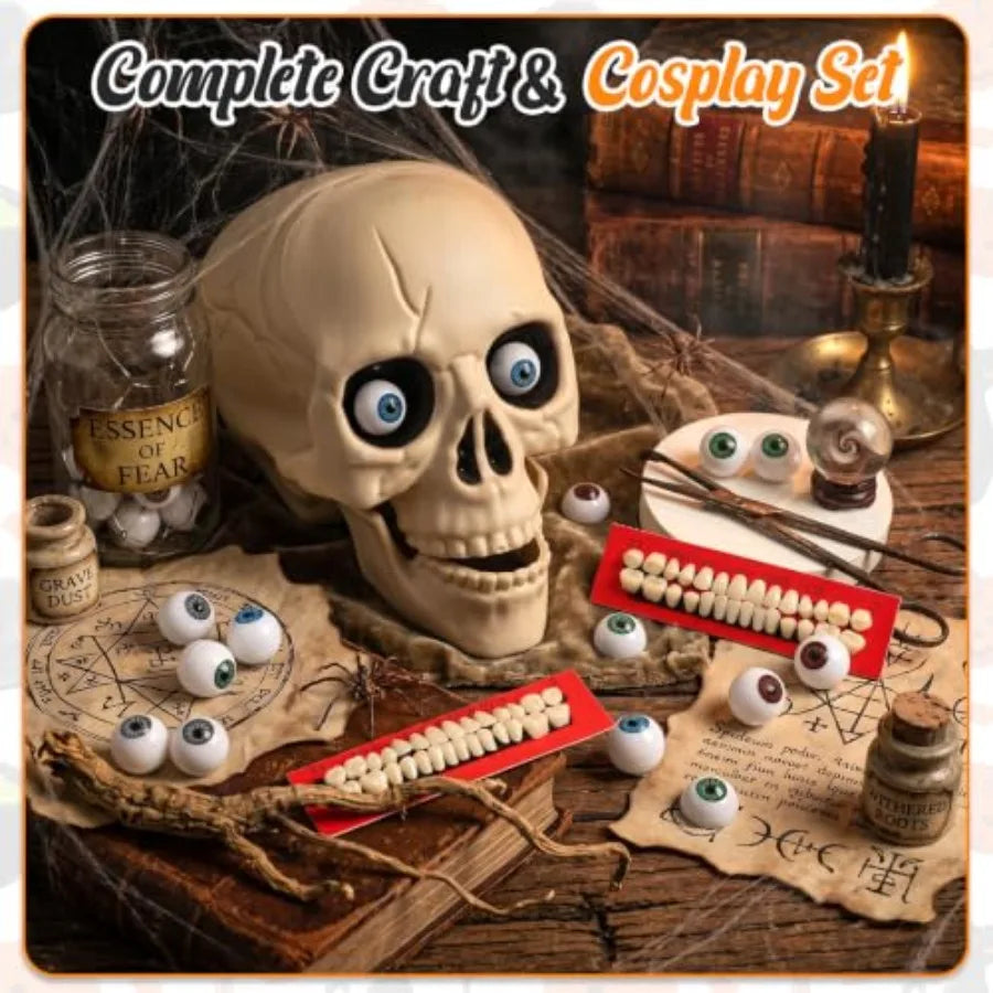 Eyeballs & Fake Teeth Decoration Set
