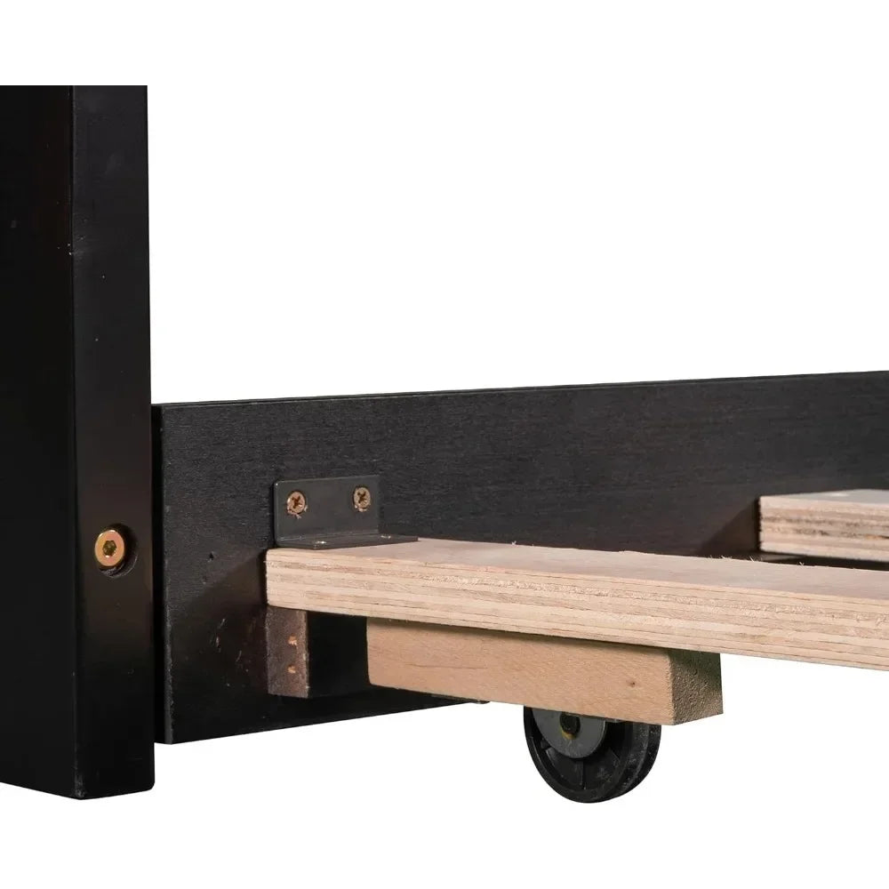 L-shaped Double Corner Bed Frame With Storage Drawers