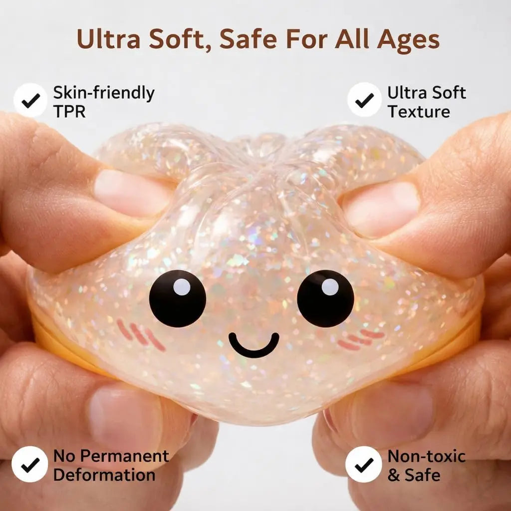 Colorful Squishy Bun Sensory Toy for Anxiety Relief