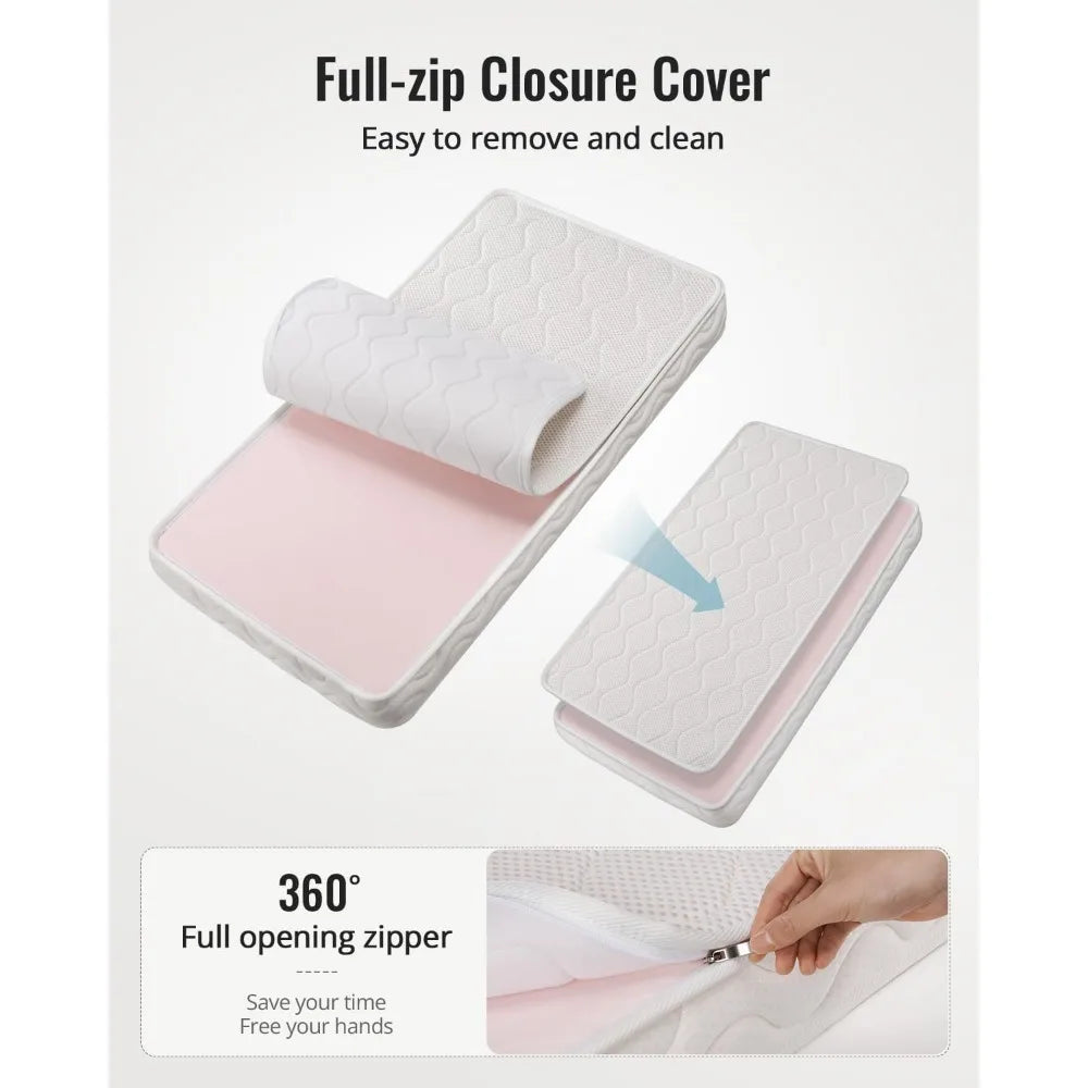 100% Breathable Crib Mattress, Foam