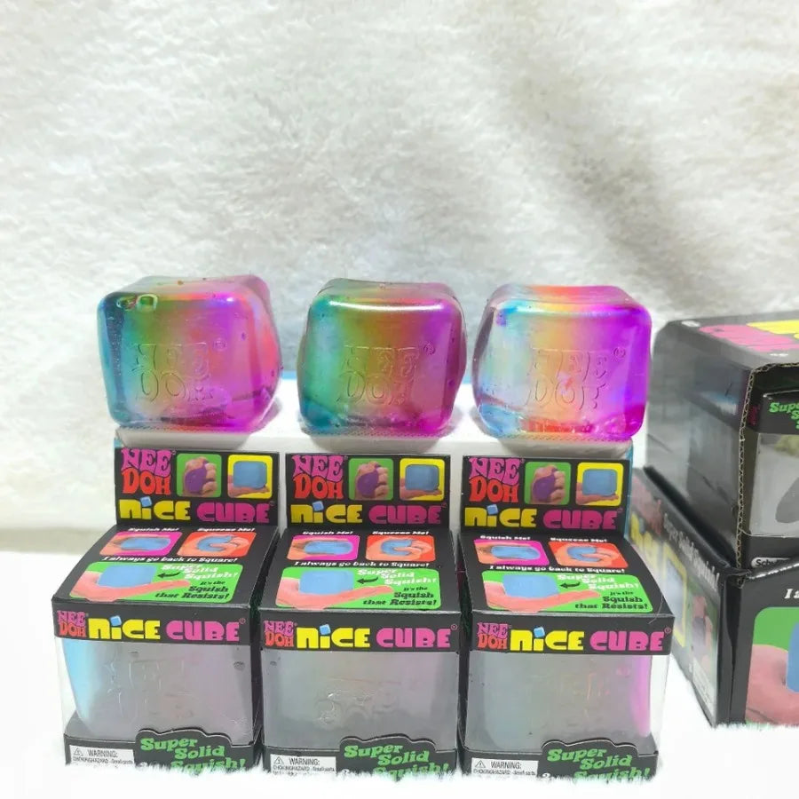 NeeDoh Rainbow Cube Squishy Blind Box