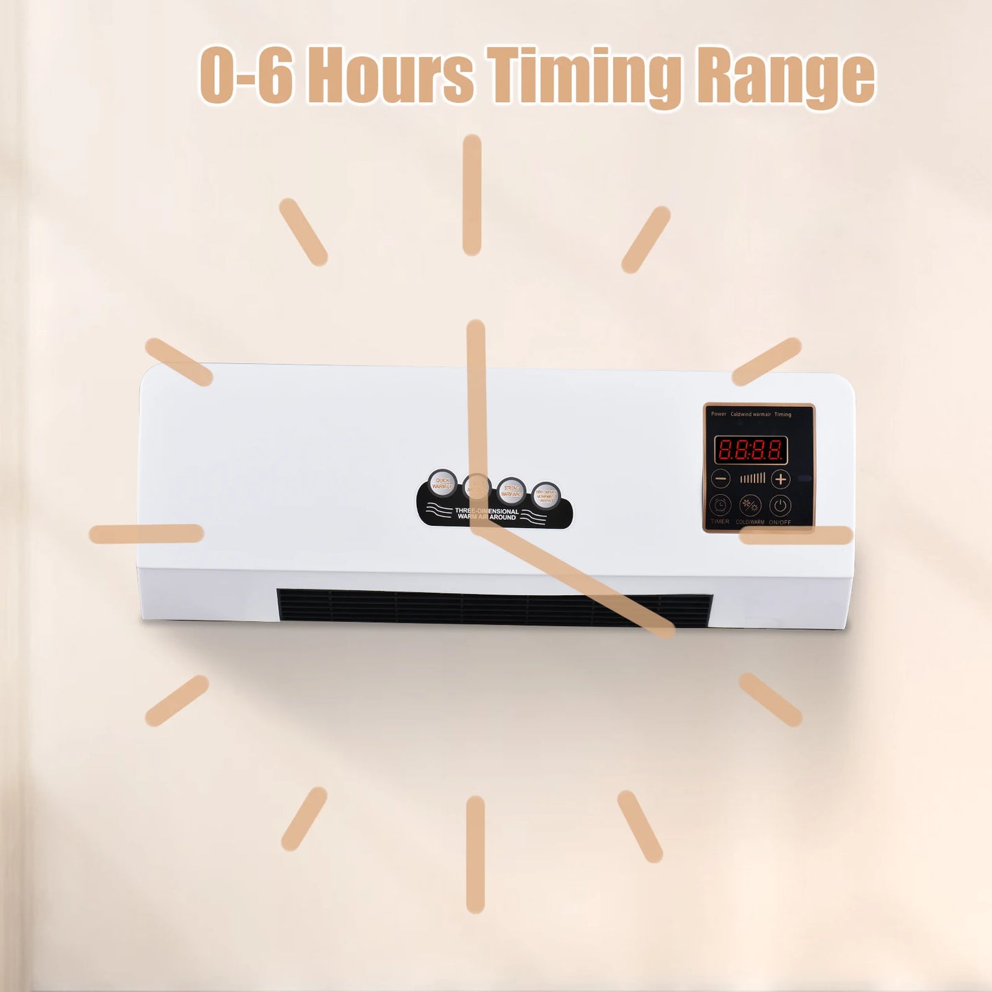 2-in-1 Air Conditioner Heater And Fan Combo