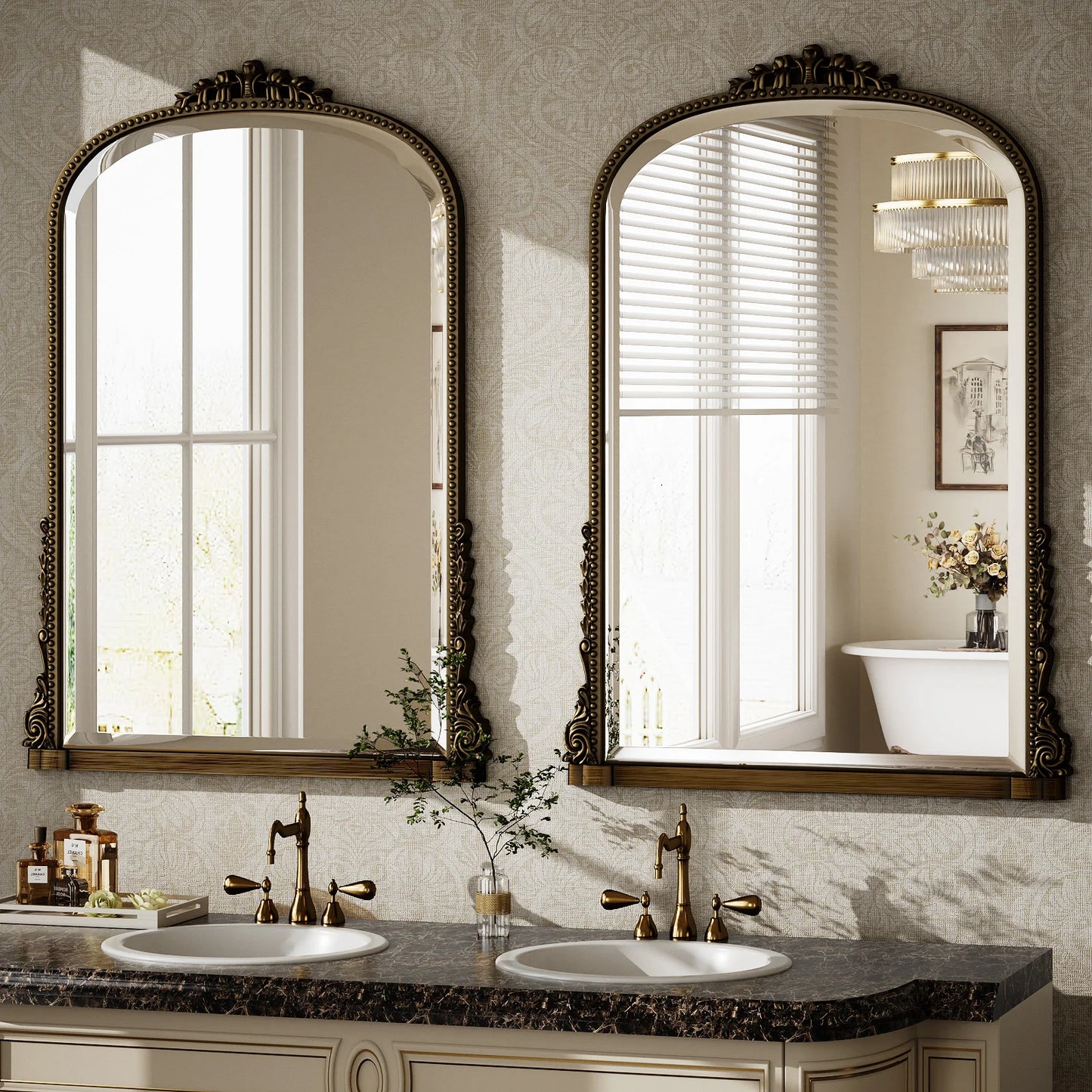 Arched Decorative Vanity Mirror