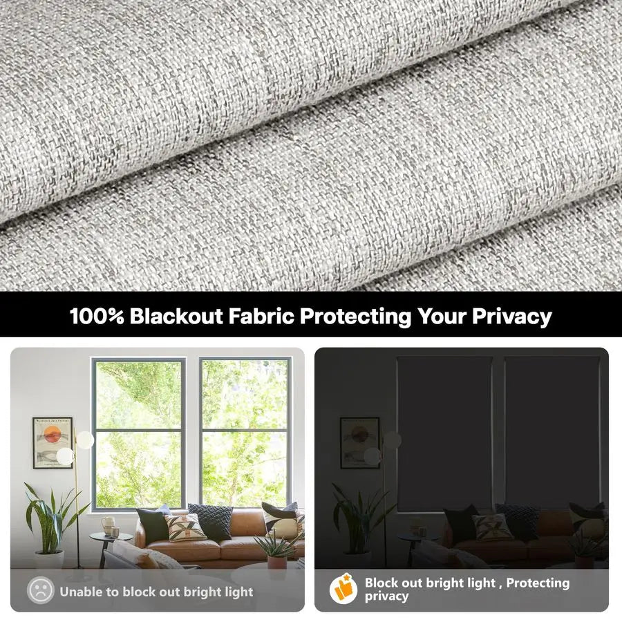 No Tools No Drill Cordless Shades for Windows