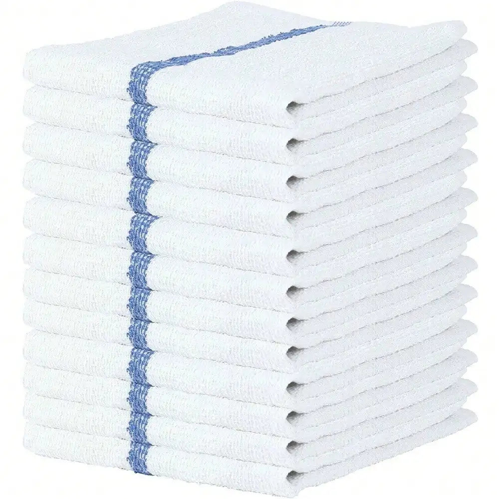 Blue Cotton Cleaning Towels Pack of 24