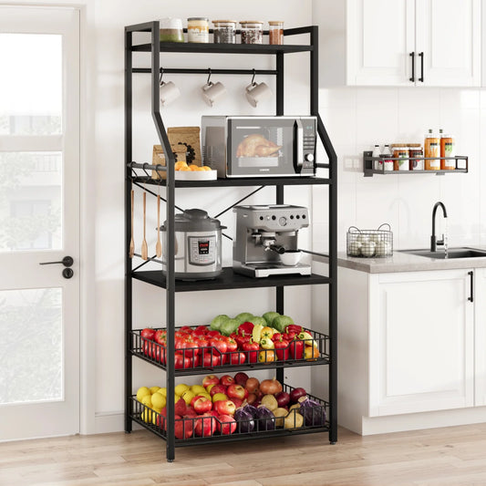 Kitchen Bakers Rack Microwave Oven Stand