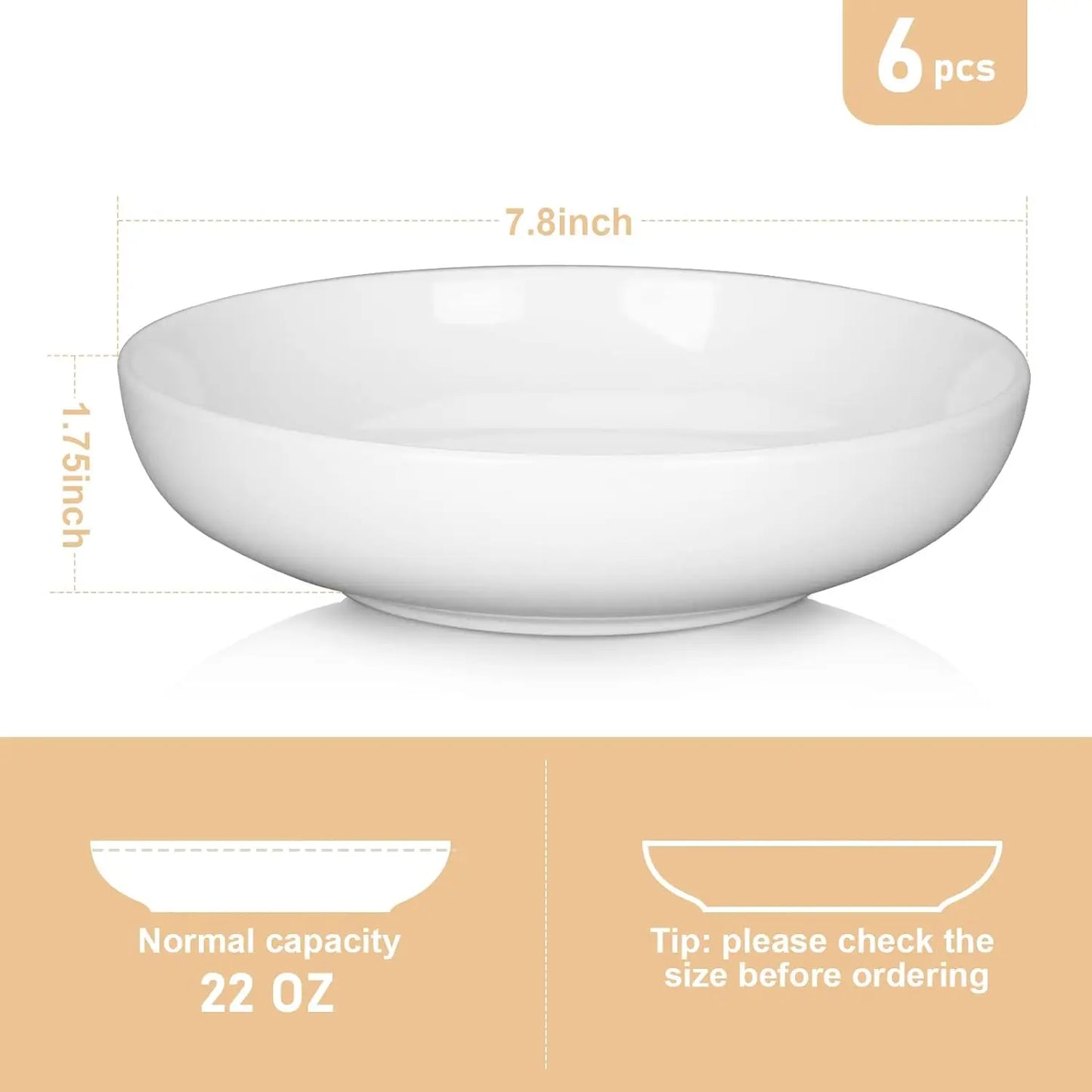 Porcelain Pasta Bowls