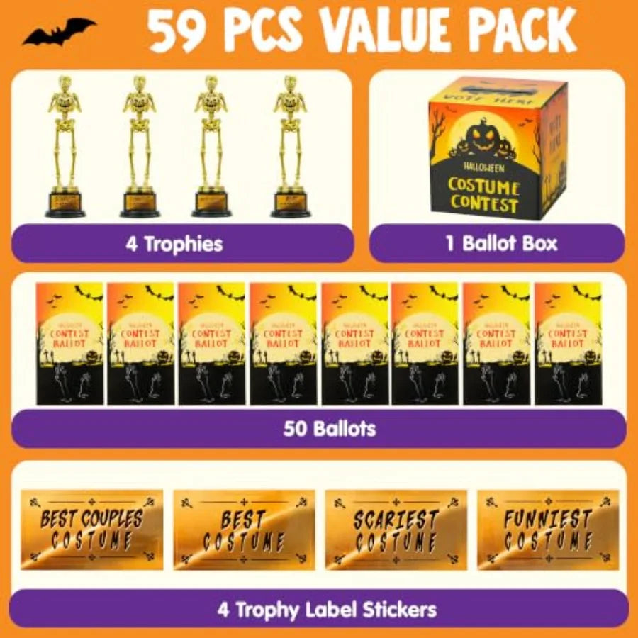 Halloween Costume Contest Ballot Box Set