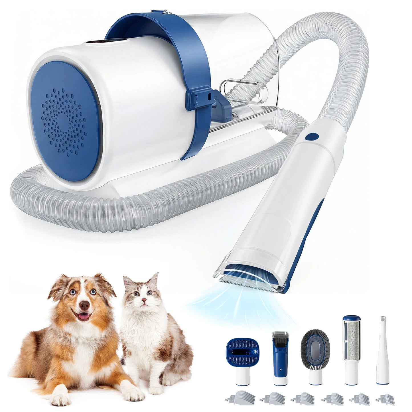 Pet Grooming Vacuum Kit With 3 Suction Modes