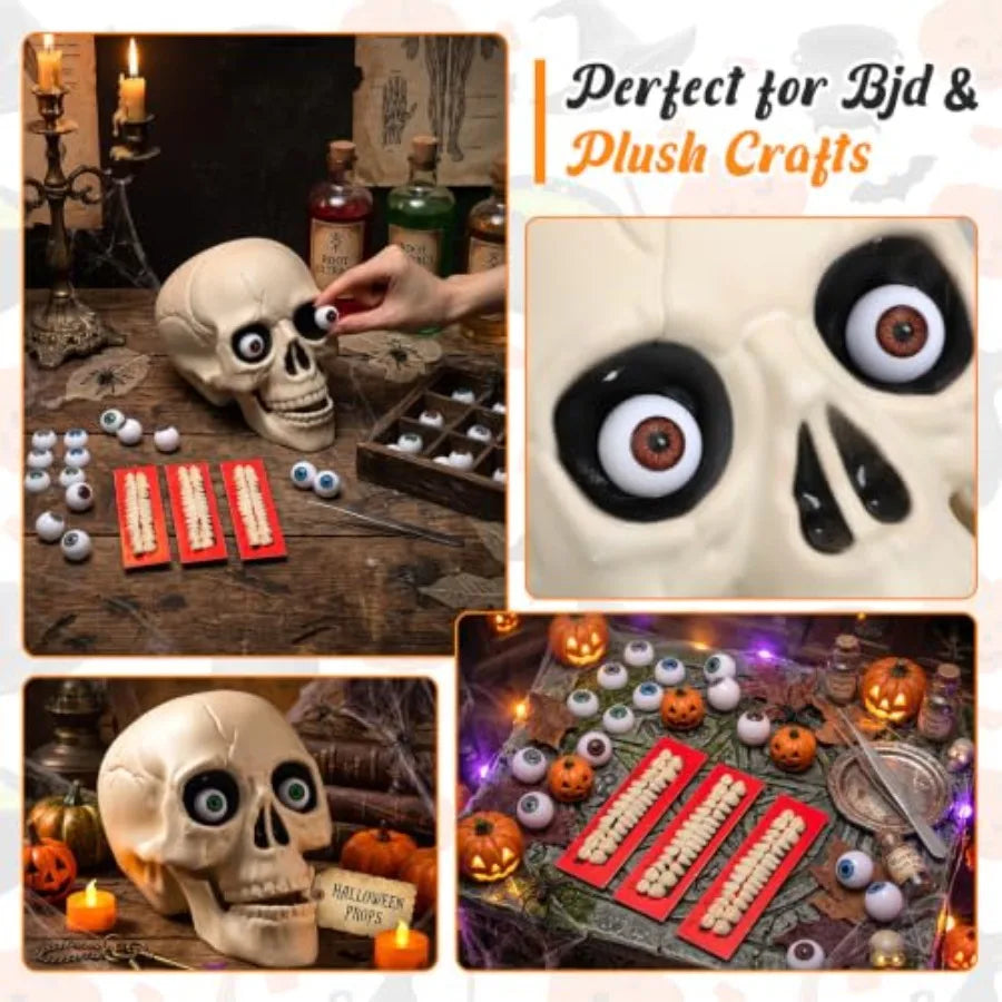 Eyeballs & Fake Teeth Decoration Set