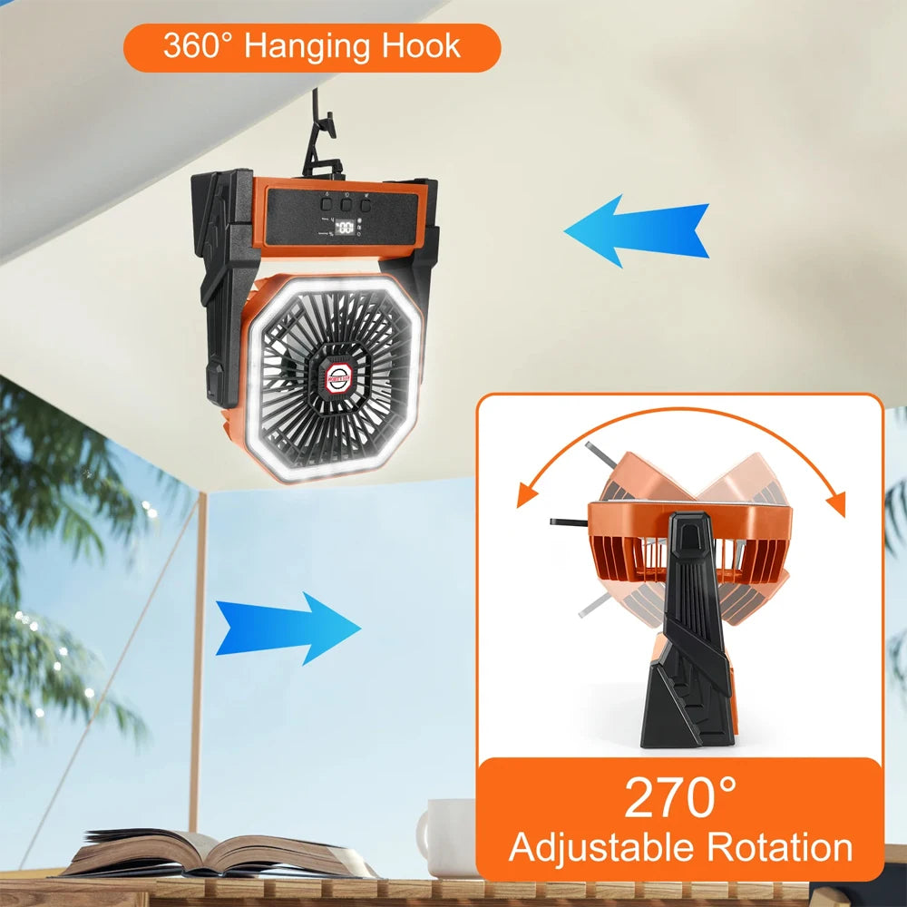 USB Rechargeable Portable Outdoor Fan