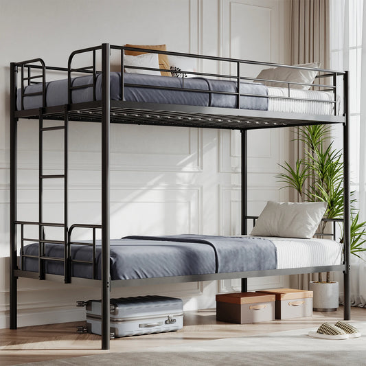 Metal Bunk Bed Frame with Ladder