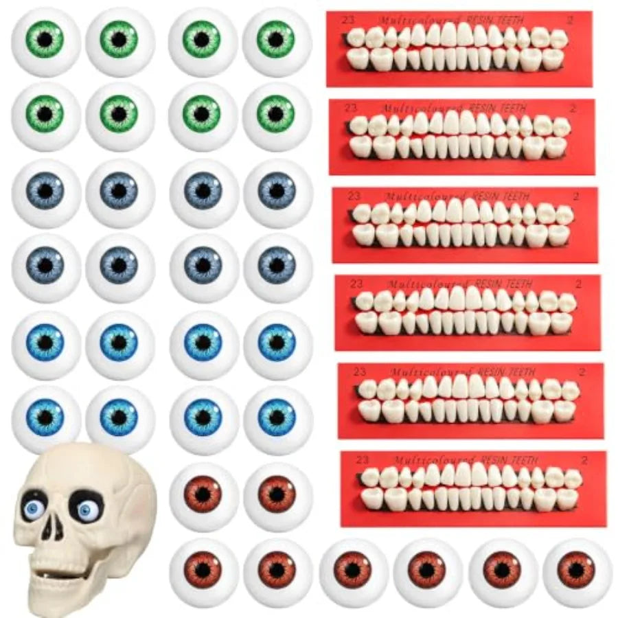Eyeballs & Fake Teeth Decoration Set