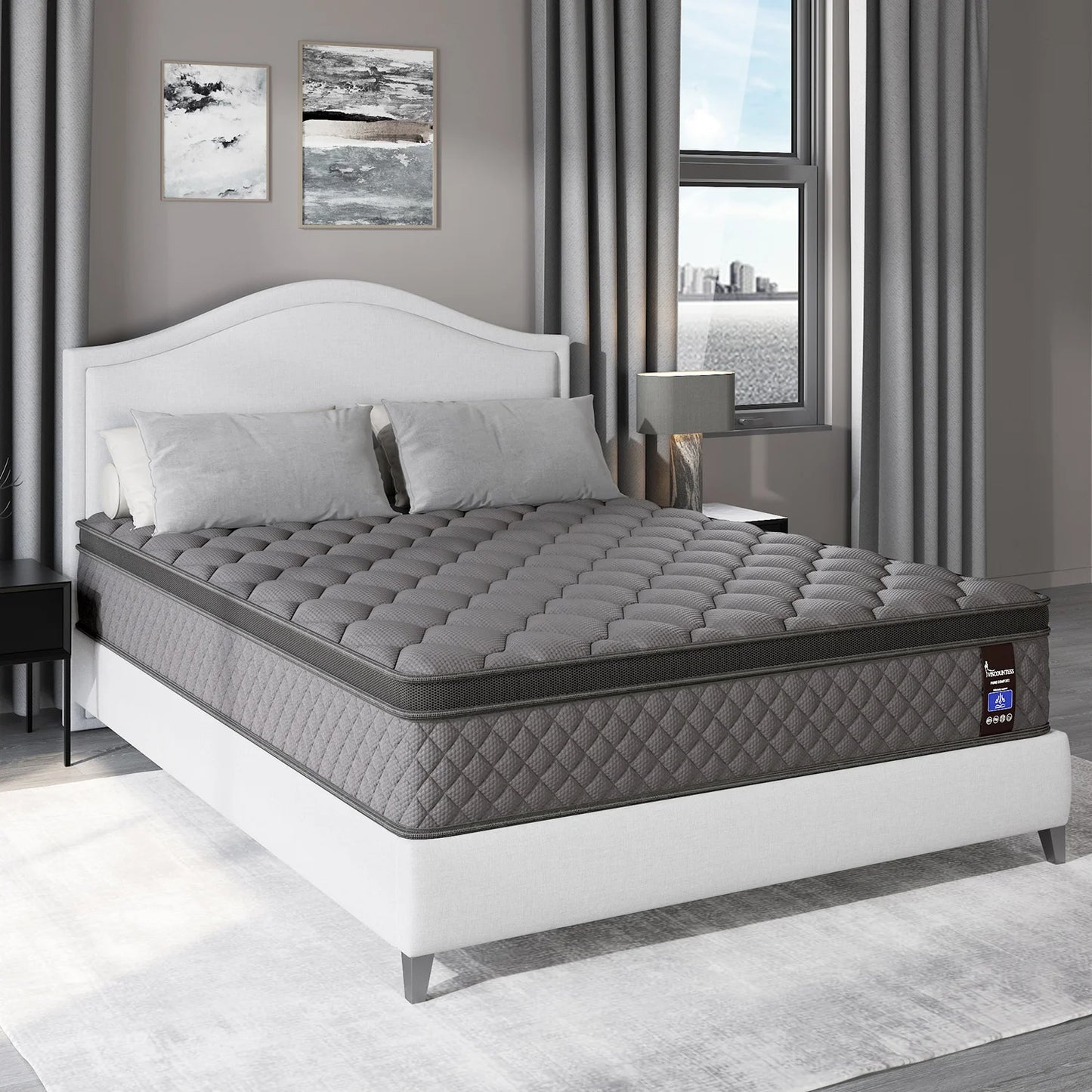 Gel-Infused Memory Foam Hybrid Mattress