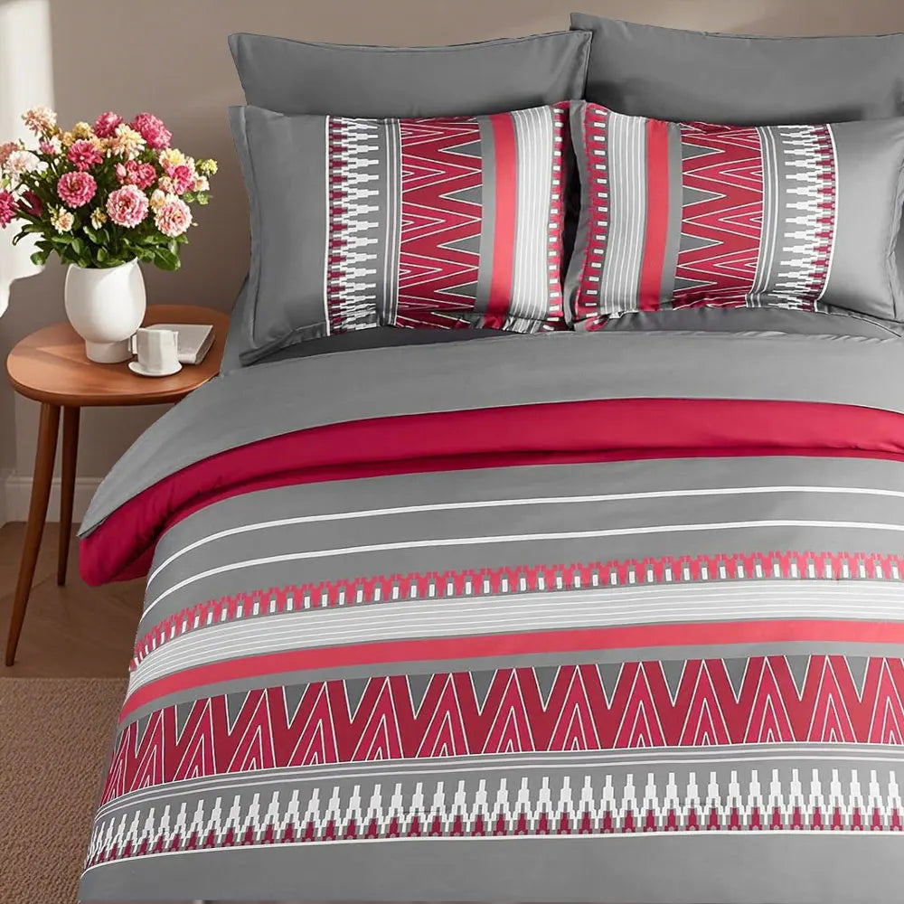 7-piece printed comforter set, soft and comfortable