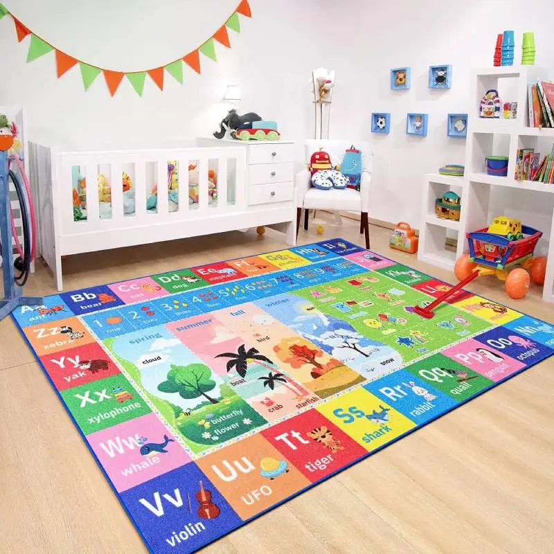 Educational & Fun Carpet, Colorful