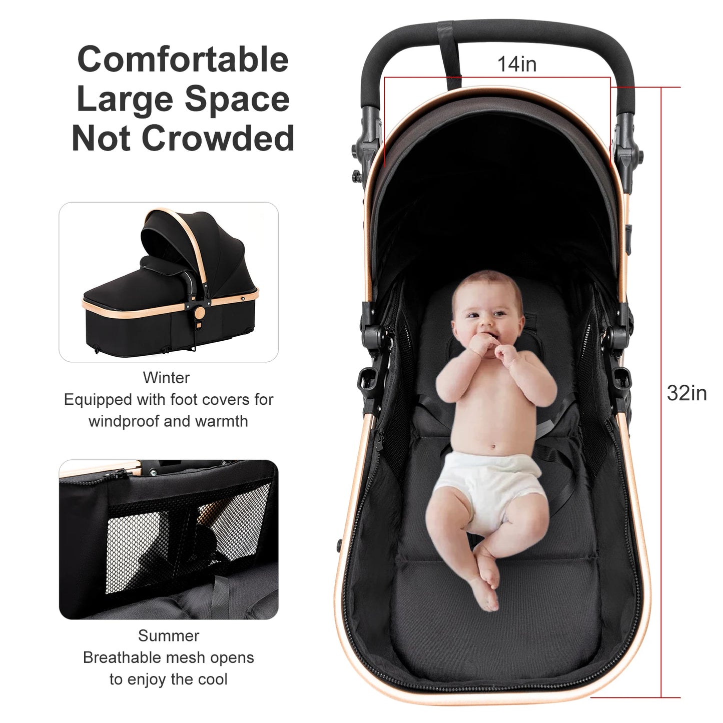 High Quality Newborn Lightweight  Stroller