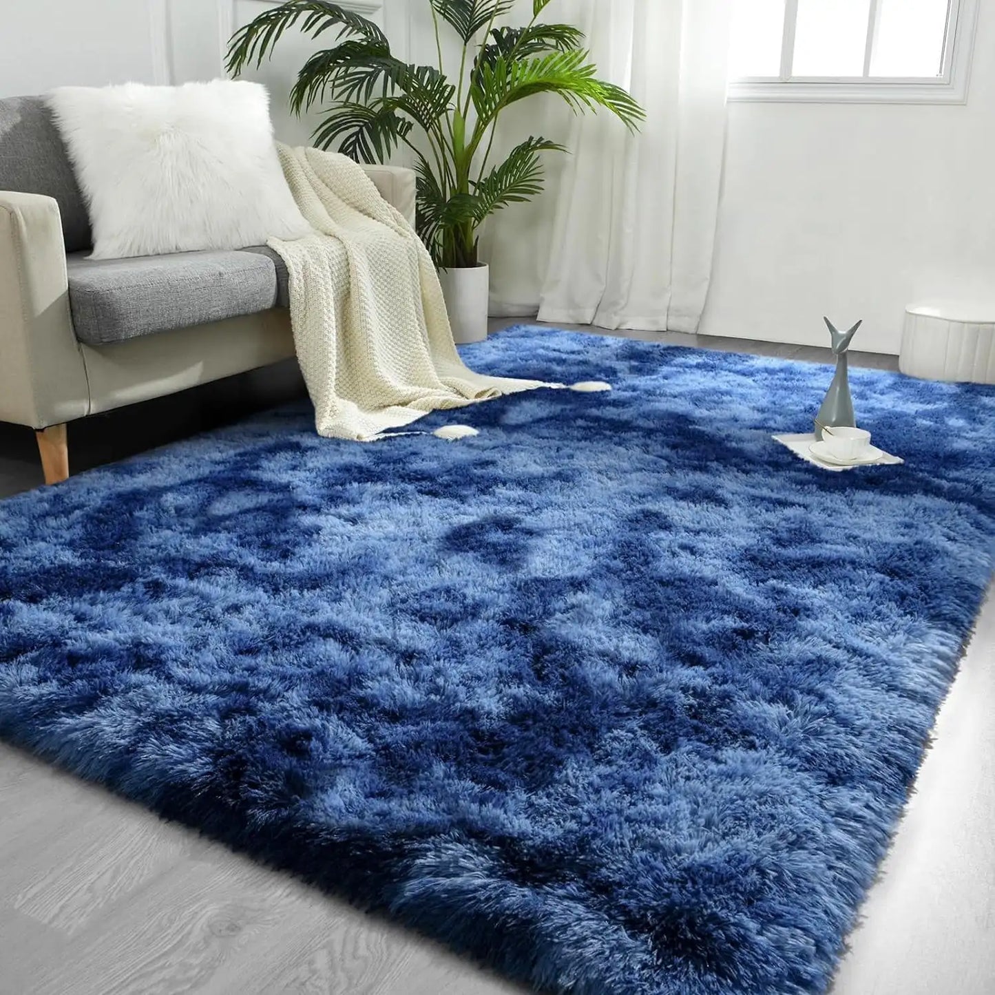Lochas Super Soft Plush Tie Dye Velvet Rugs