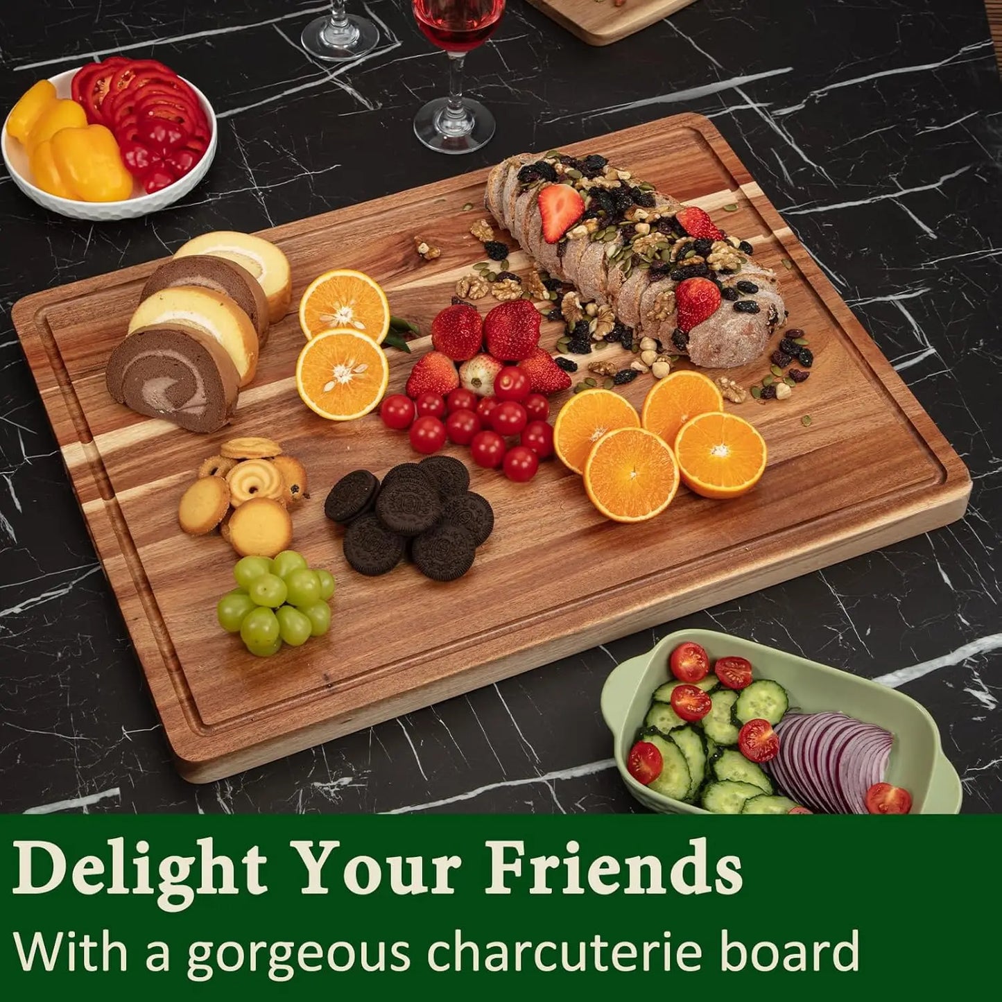 Thick Butcher Block Chopping Board