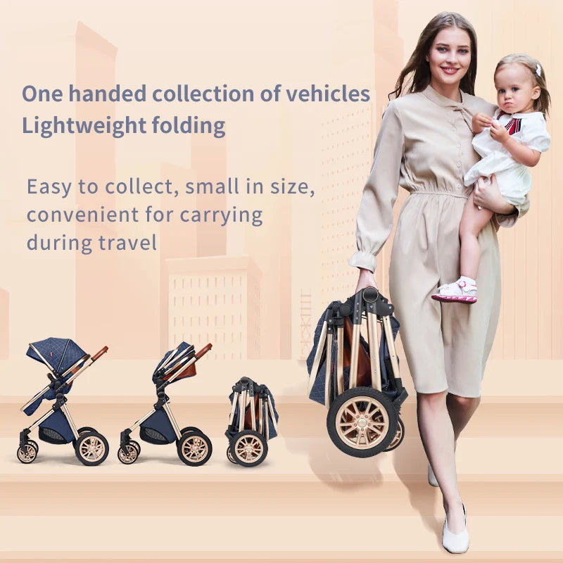 Multi-purpose Luxury Newborn Travel Baby Stroller