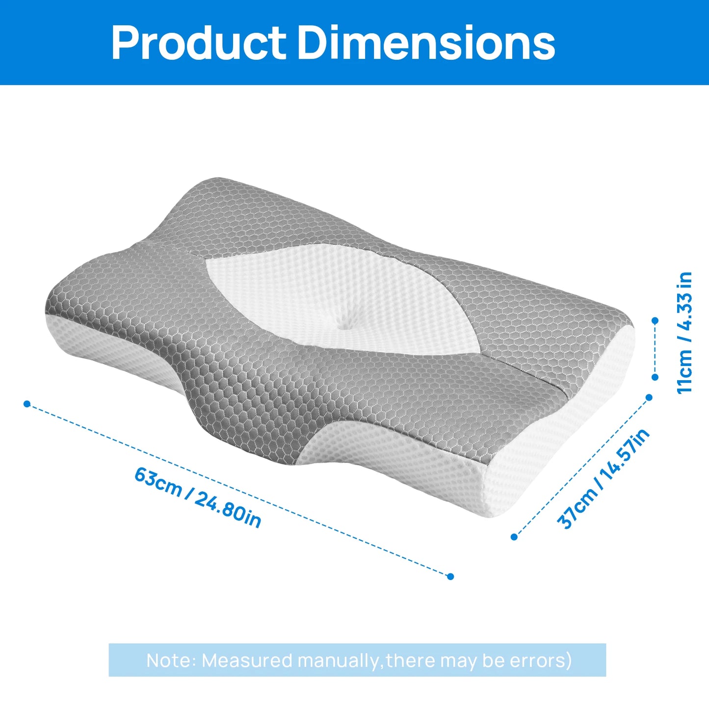 Ergonomic Cervical Memory Foam Pillow