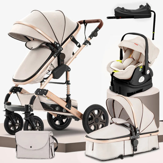 3-in-1 Reversible Luxury Stroller