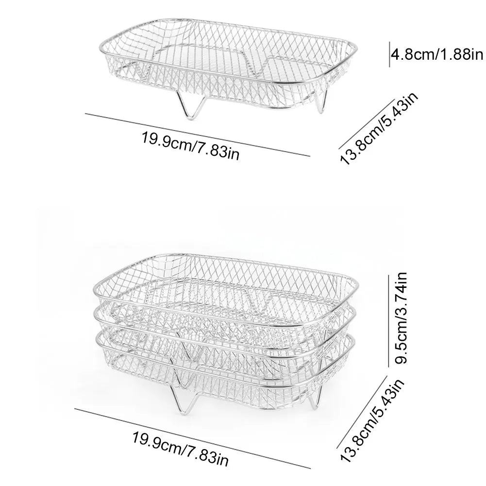 Air Fryer Rack / Grilling Rack / Mesh Grill Basket