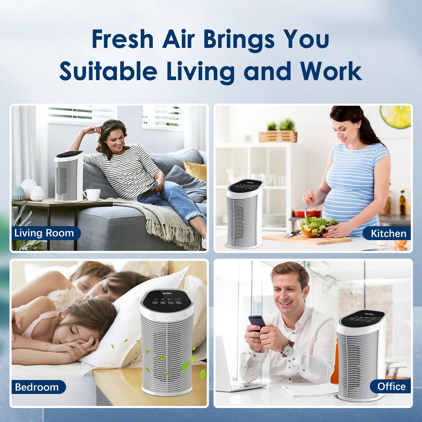 Air Purifier, Quiet, Smoke-Odor, Allergies