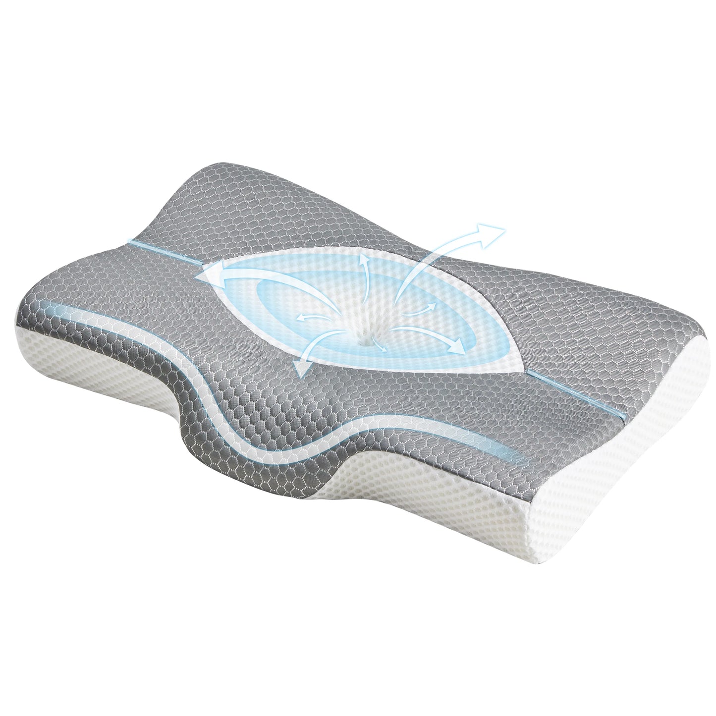 Ergonomic Cervical Memory Foam Pillow