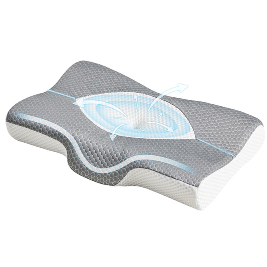 Ergonomic Cervical Memory Foam Pillow