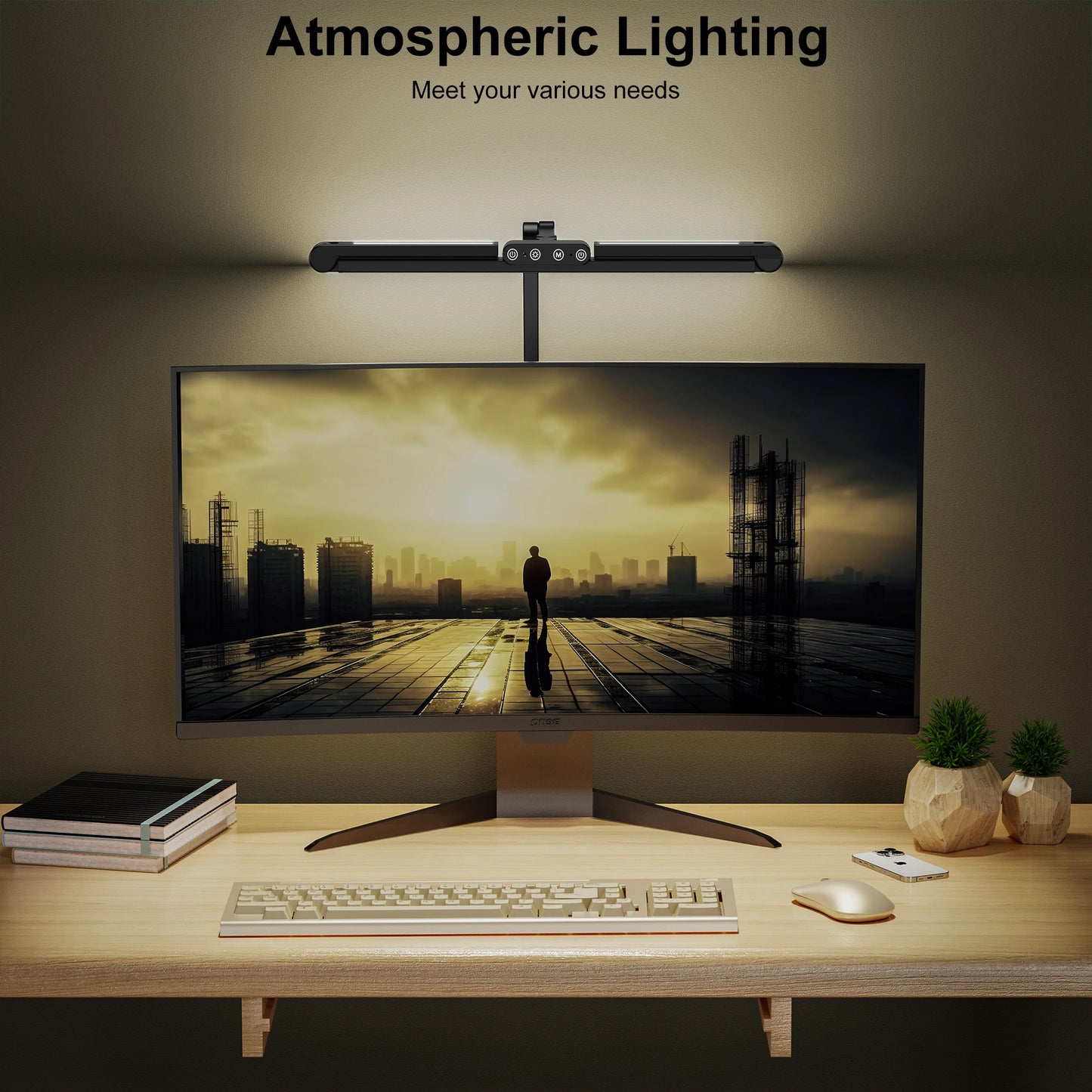 Led Desk Lamp With Clamp, Ultra Bright