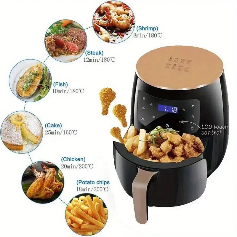 6L Large Capacity Digital Touch Air Fryer