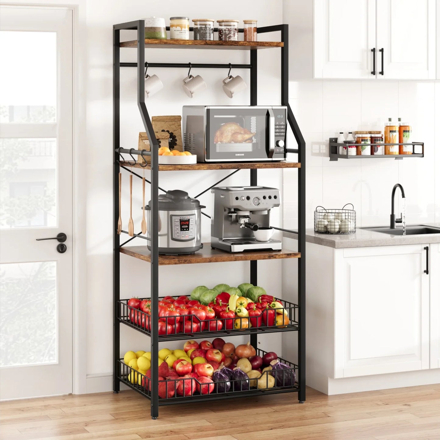 Kitchen Bakers Rack/ Microwave Oven Stand