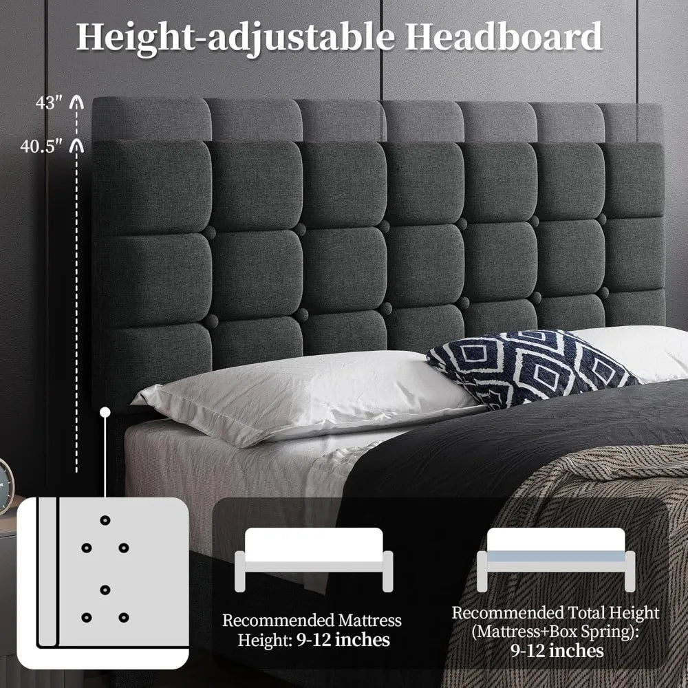 Upholstered Queen Bed Frame