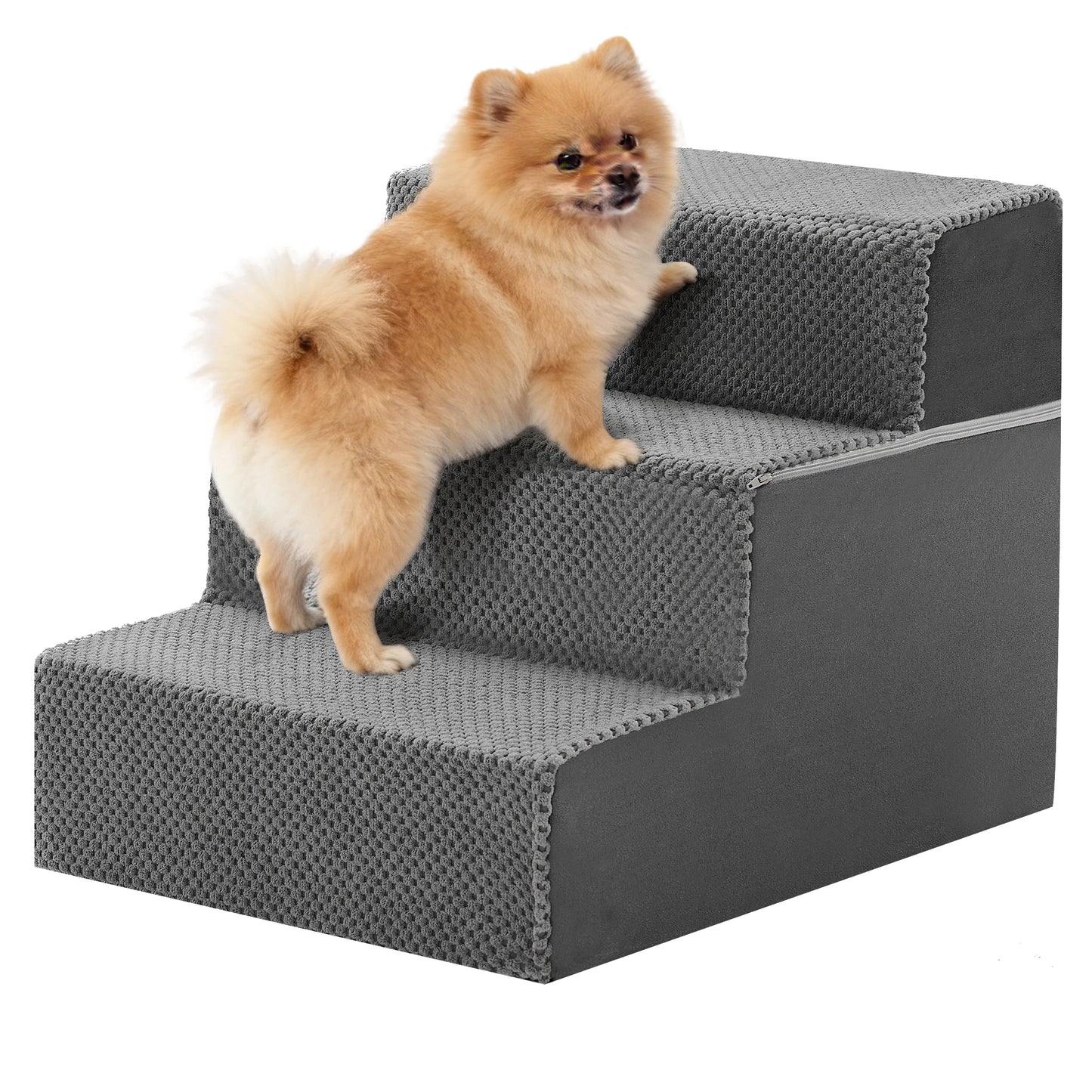 3/4/5-Step Foam Dog Stairs for Small Pets