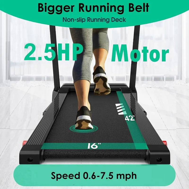 Impremey Folding Treadmill With Incline, Easy Assembly