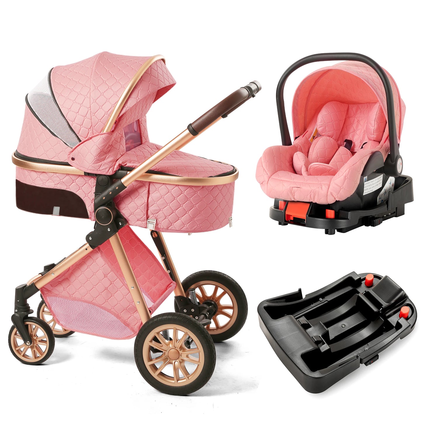 Premium 3-in-1 Baby Travel System