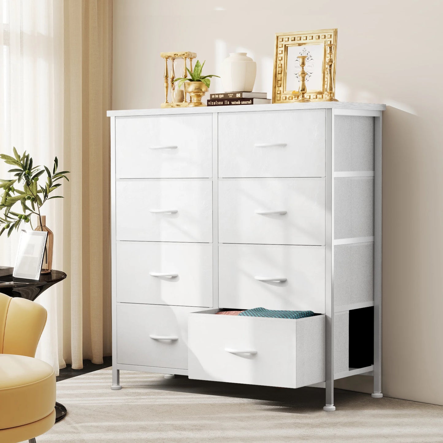 Children's Bedroom Wardrobe With 8 Fabric Drawers