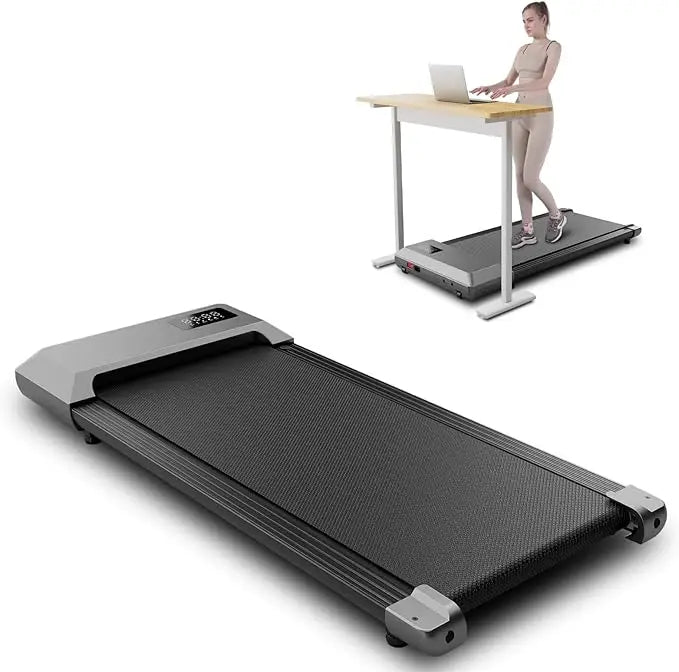 2-in-1 Home & Office Walking Treadmill (Black)
