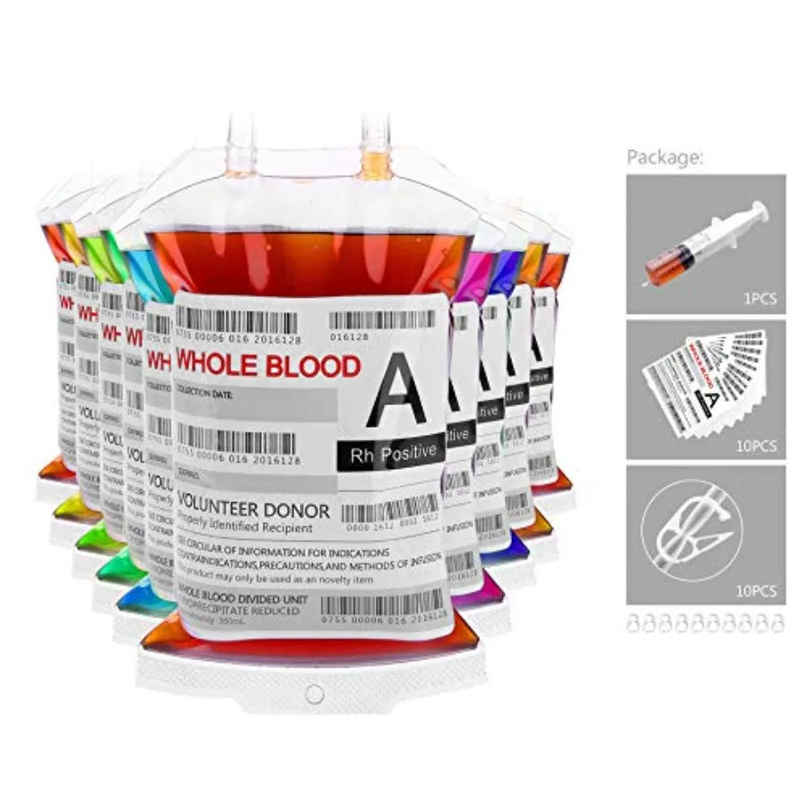 Halloween Blood Bags For Drinks