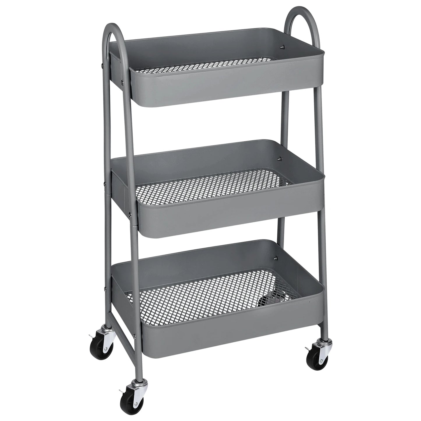 3-Tier Metal Storage Kitchen Cart