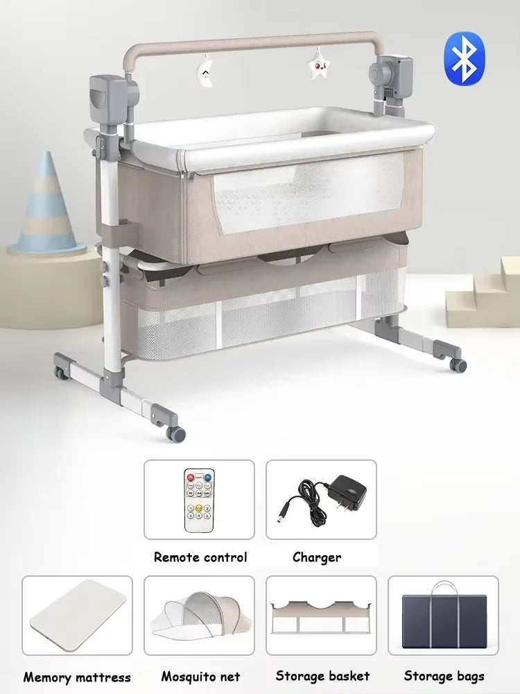 Electric Baby Bed With Bluetooth