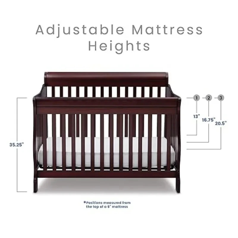 Delta Children Canton 4-in-1 Convertible Crib