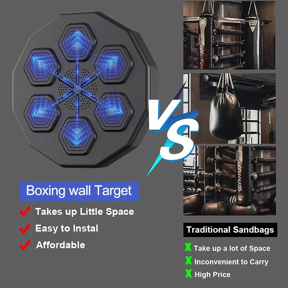 Electronic Boxing Training Wall Target- Wall Mounted
